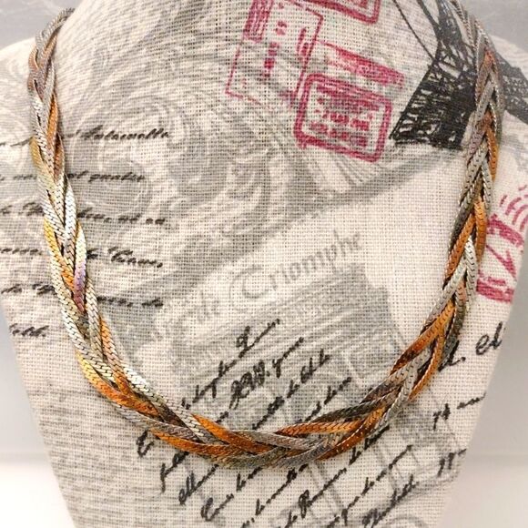 Vintage Multi-Colored Chain Necklace - Picture 2 of 3